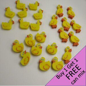 Easter Egg Filler: Small Duck Erasers (24 items)(they stand up)